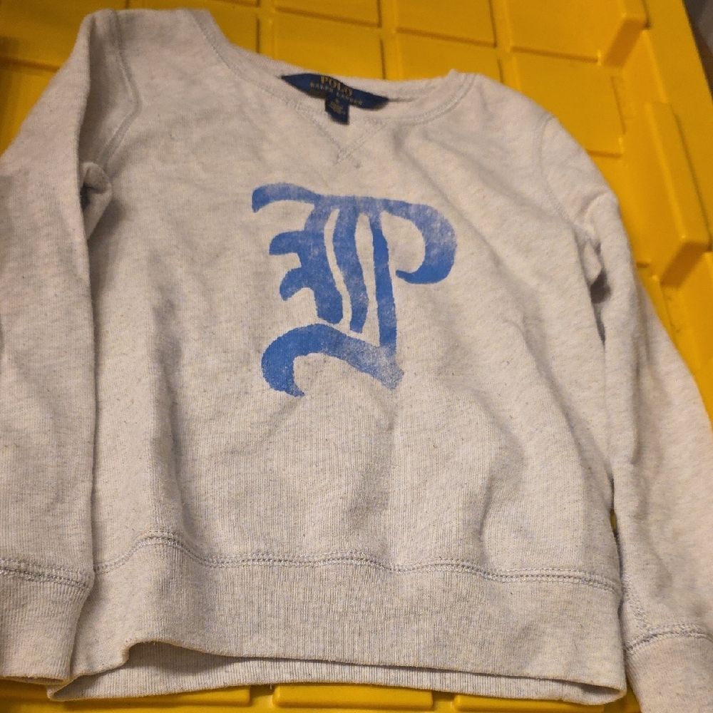 Polo by Ralph Lauren Light Gray Sweatshirt